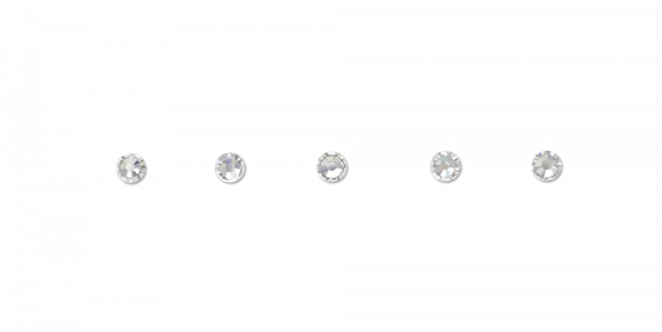 IZI Krystal bílý 1,8 mm, 5 ks v balení