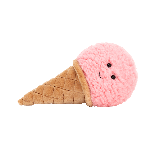 Jellycat plyšová jahodová zmrzlina
