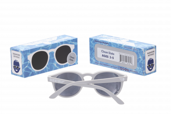 BABIATORS Keyhole Clean Slate, sluneční brýle šedé, 3-5 let