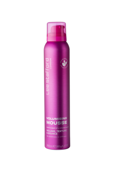 Lee Stafford Volumizing Mousse pěnové tužidlo na vlasy pro dvojitý objem, 200 ml