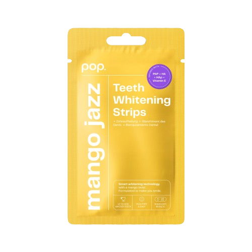 Pop Mango Jazz Teeth Whitening Strips, bělicí pásky na zuby (7x2 ks)