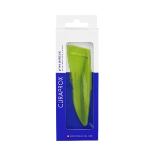 Curaprox MK CPS 459 cestovní pouzdro, mezizubní kartáčky  řady Prime+ držák