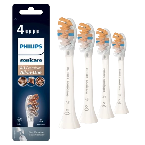 Philips Sonicare Premium All-in-One HX9094/10, Standardní velikost hlavice sonického kartáčku, 4 ks