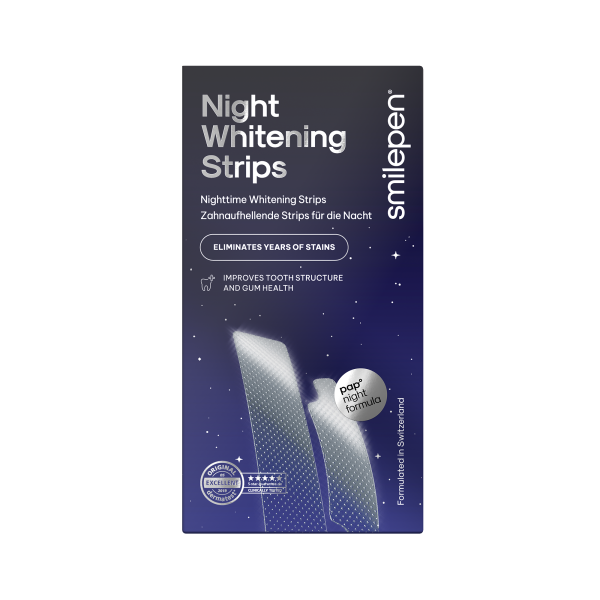 Smilepen Night Whitening Strips, sada nočních bělicích pásek (10×2)
