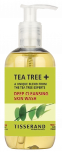 Tisserand Skin Wash Tea Tree + Deep Cleansing Čisticí antibakteriální gel na pleť a celé tělo, 250 ml