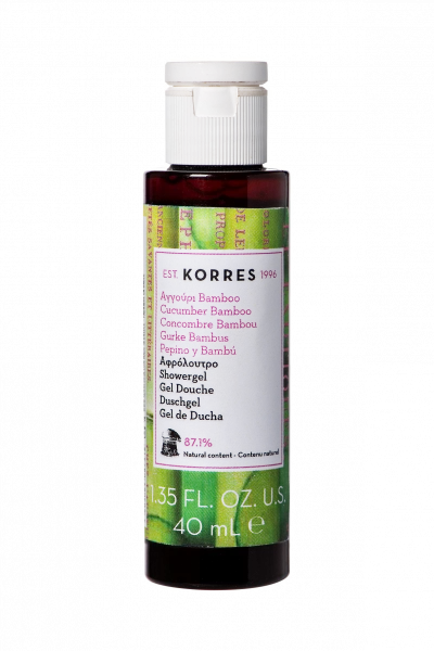 KORRES Showergel Cucumber Bamboo - Sprchový gel okurka bambus, 40 ml