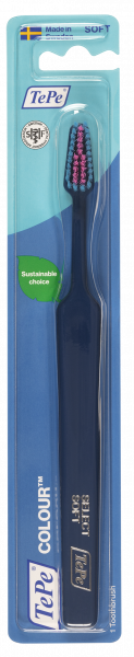 TePe Colour soft, zubní kartáček, tmavě modrý