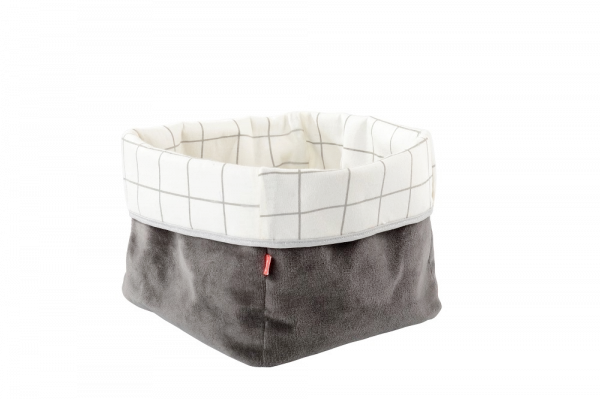 Kikadu šedý látkový box
