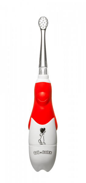 Bob a Bobek baby sonický dětský kartáček se srdíčky, 0-5 let