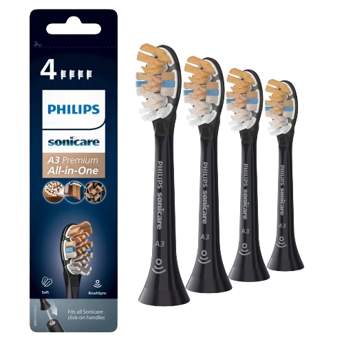 Philips Sonicare Premium All-in-One HX9094/11, Standardní velikost hlavice sonického kartáčku, 4 ks