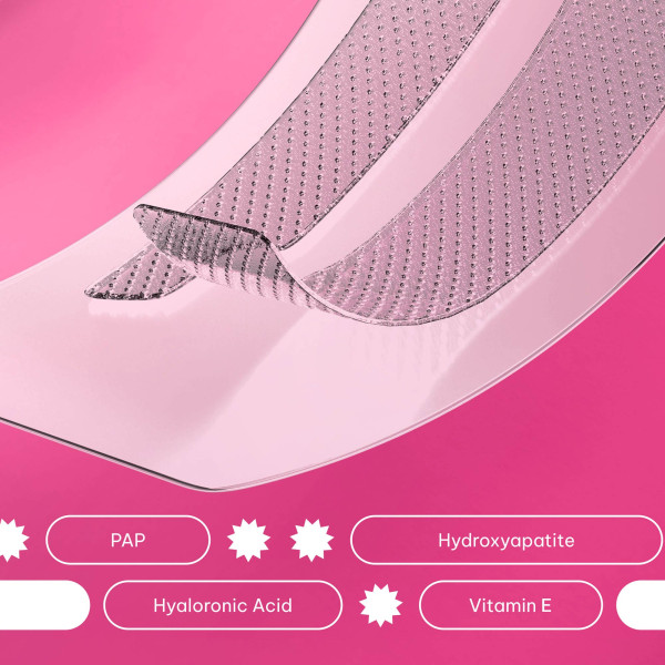 Pop Very Berry Teeth Whitening Strips, bělicí pásky na zuby (7x2 ks)