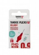 Tandex Flexi mezizubní kartáčky červené 0,90 mm, 6 ks