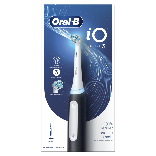 Oral-B iO Series 3 Matt Black elektrický zubní kartáček