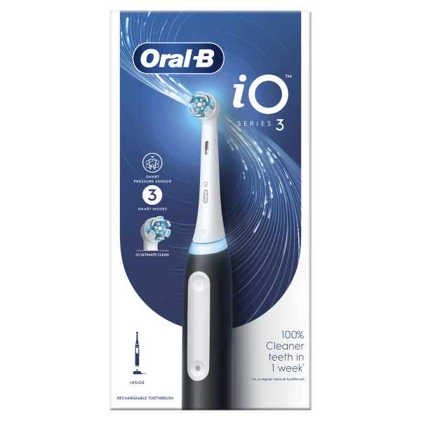 Oral-B iO Series 3 Matt Black elektrický zubní kartáček