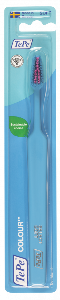TePe Colour soft, zubní kartáček, tyrkysový