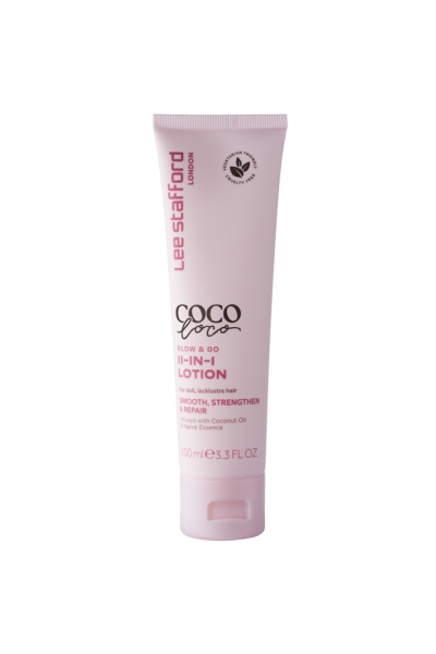 Lee Stafford CoCo LoCo Blow & Go 11 in 1 Lotion vyživující mléko na vlasy, 100 ml