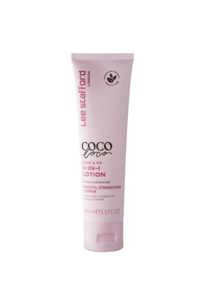Lee Stafford CoCo LoCo Blow & Go 11 in 1 Lotion vyživující mléko na vlasy, 100 ml