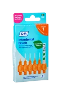 TePe Original mezizubní kartáčky z bioplastu 0,45 mm, oranžové, 6 ks, krabička