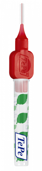 TePe Original mezizubní kartáčky z bioplastu 0,5 mm, červené, 6 ks 