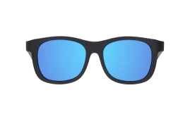 BABIATORS Polarized Navigator Jet Black, polarizační zrcadlové sluneční brýle, černé, 0-2 roky