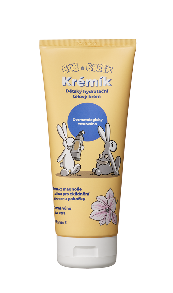 Bob a Bobek Krémík, dětský hydratační tělový krém, 200 ml