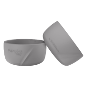 Everyday Baby silikonová miska Quiet Grey, 2 ks