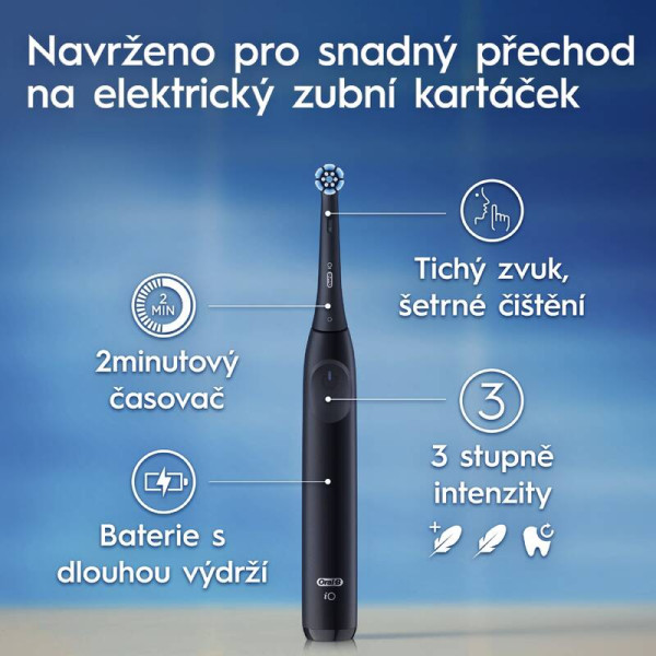 Oral-B iO Series 2 Night Black černý, elektrický zubní kartáček