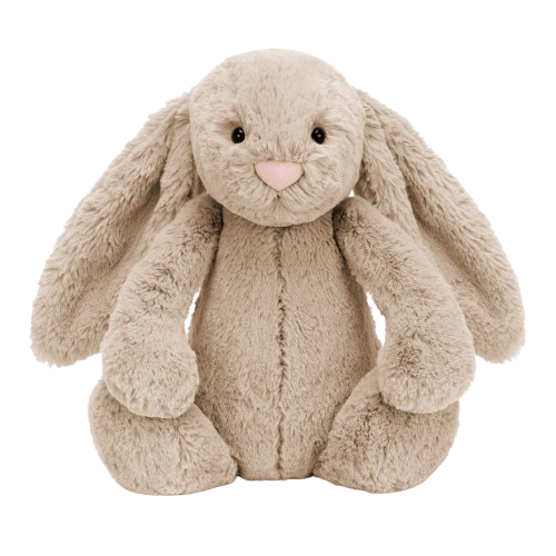 Jellycat stydlivý béžový králíček střední