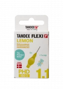 Tandex Flexi mezizubní kartáčky žluté 1,1 mm, 6 ks