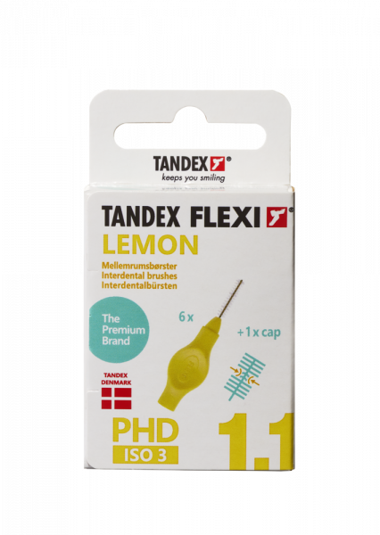 Tandex Flexi mezizubní kartáčky žluté 0,70 mm, 6 ks