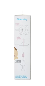 Fridababy chytrý dudlík pro dávkování léků, poničený obal