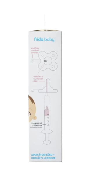 Fridababy chytrý dudlík pro dávkování léků, poničený obal