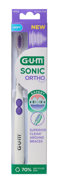 GUM ORTHO SONIC bateriový sonický