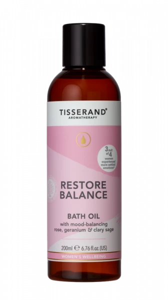 Tisserand Restore Balance koupelový olej pro obnovu rovnováhy, 200 ml