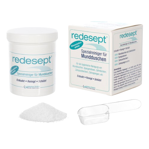 Redesept přípravek určený k pomůcek ústní hygieny