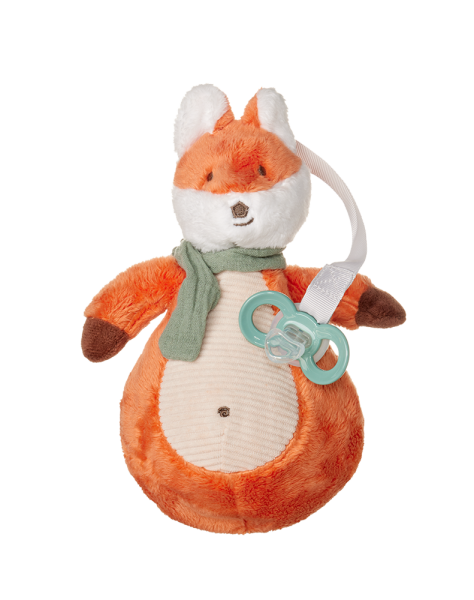 Plyšák Liška s ortodontickým dudlíkem Dentistar, +6 měsíců