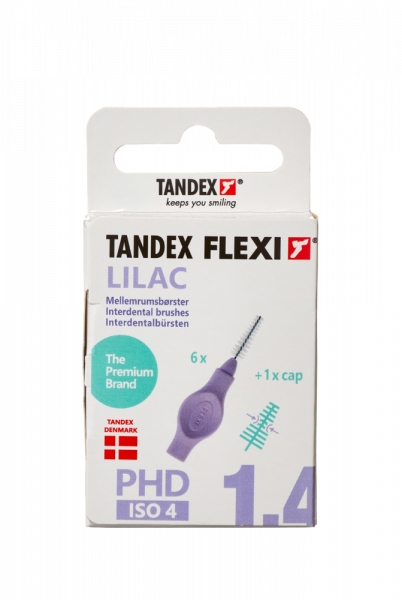 Tandex Flexi mezizubní kartáčky lila 0,80 mm, 6 ks