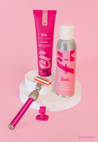 Barbie™ x Fler THAT PINK SET, limitovaná sada na holení