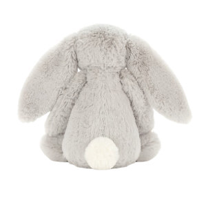 Jellycat stydlivý stříbrný králík střední