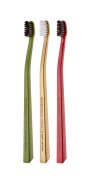 SWISSDENT COLOURS zubní kartáčky Soft-Medium (2+1 zdarma), FESTIVE