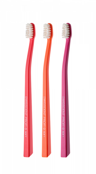 SWISSDENT WHITENING zubní kartáčky Soft (2+1 zdarma), BERN