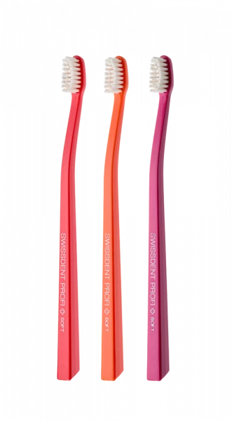 SWISSDENT WHITENING zubní kartáčky Soft (2+1 zdarma), BERN