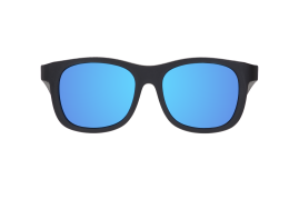 BABIATORS Polarized Navigator Jet Black, polarizační zrcadlové sluneční brýle, černé, 3-5 let