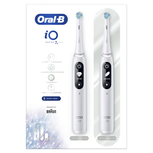 Oral-B iO Series 7N White Alabaster Duo elektrický kartáček
