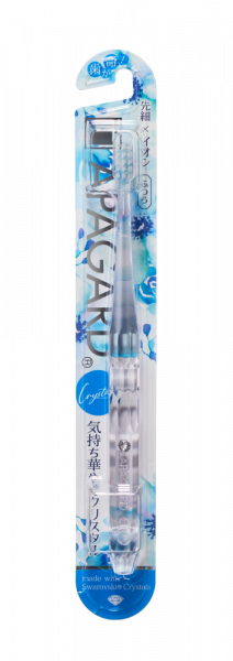 APAGARD zubní kartáček zdobený krystaly Swarovski, medium