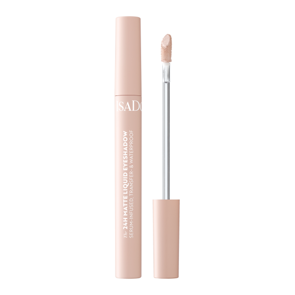 ISADORA The 24H Matte Liquid Eyeshadow 81 Bare Cloud, tekuté oční stíny