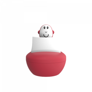 Matchstick Monkey, lodička, červená