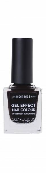 KORRES Gel-Effect Nail Colour - gelový lak na nehty, 76 Smokey Plum, 11 ml