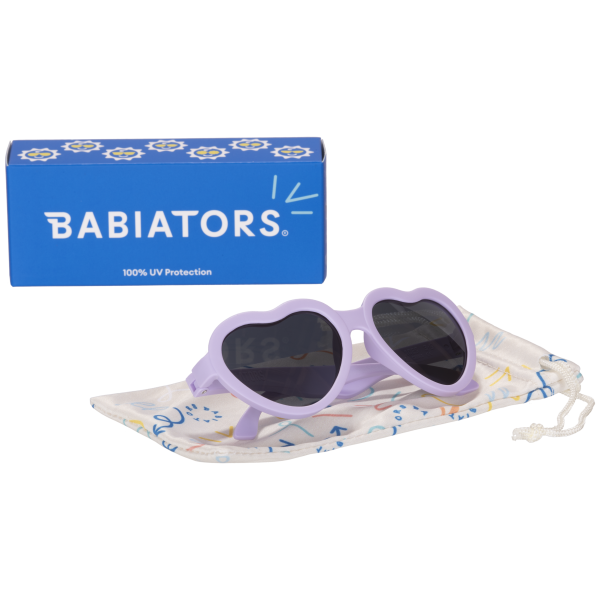 BABIATORS Hearts Irresistible Iris, sluneční brýle fialové, 3-5 let