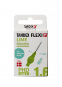 Tandex Flexi mezizubní kartáčky zelené 1,6 mm, 6ks